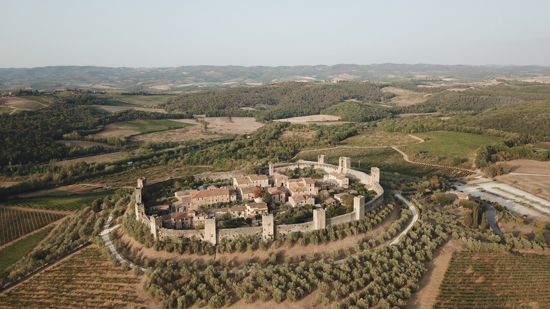 Borgo di Monteriggioni, Siena